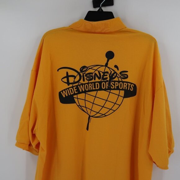 Disney's Wild World of Sports Yellow Polo Shirt Size XXL - Picture 5 of 7